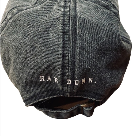 Rae Dunn Hat Proud Pride Rainbow O/S Adjustable Baseball Cap Distressed Black - Picture 5 of 6